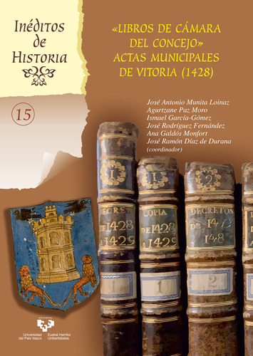 Libro Libros De Camara Del Concejo Actas Municipales De V...