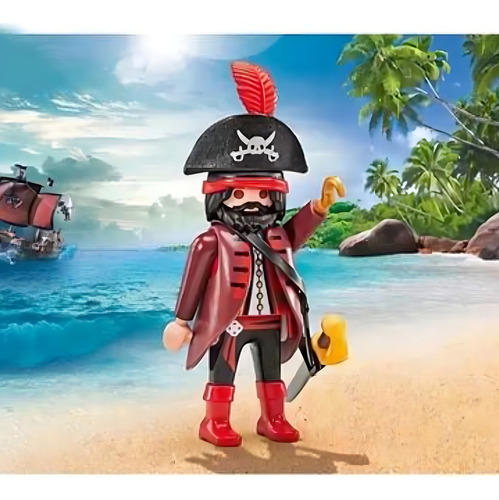 Playmobil 9883 Líder Dos Piratas Playmobil Plus Cor Neutra