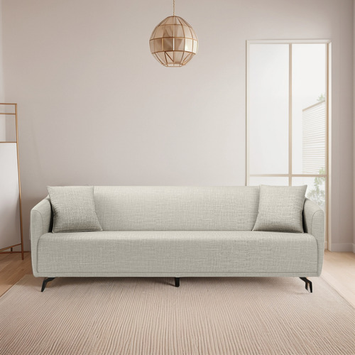 Sofá 4 Lugares Adams 230cm No Linho Várias Cores