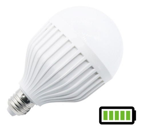 Imagen 3 de 9 de Pack X4 Ampolletas Recargables Led Ampolleta Inteligente 15w