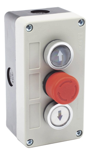 Botonera Triple Con Boton De Stop Para Barreras Vehiculares ACCESSPRO XBS-SW-03