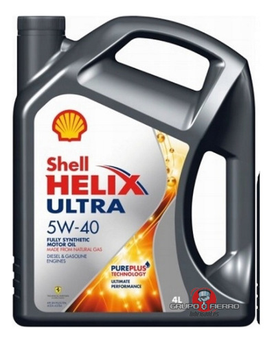 Aceite Sintetico Shell Helix Ultra 5w40 X 4 Litros