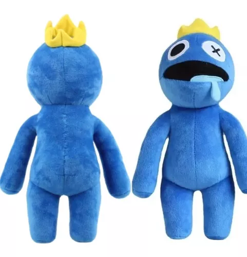 Boneco Pelúcia Blue Rainbow Friends Jogo Azul Monstro Babão