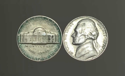 Moneda 5 Centavos Usa Niquel Jefferson Clasica