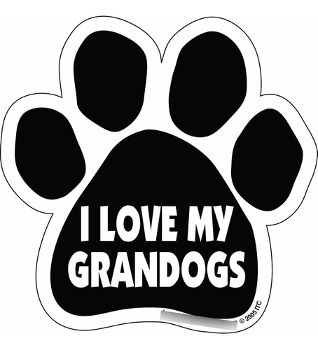 Imagine Esta Paw Coche Iman, I Love My Grandogs, 5   1/2 