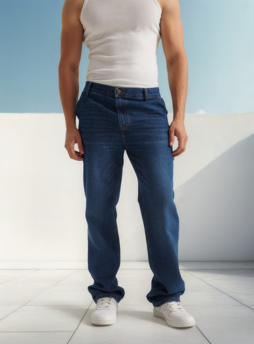 Carpintero Lee Jeans Azul Original