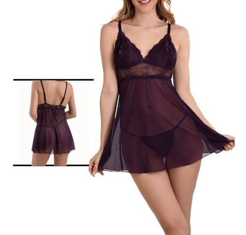 Babydoll Uva By Cancan Lingerie Mod. 61527