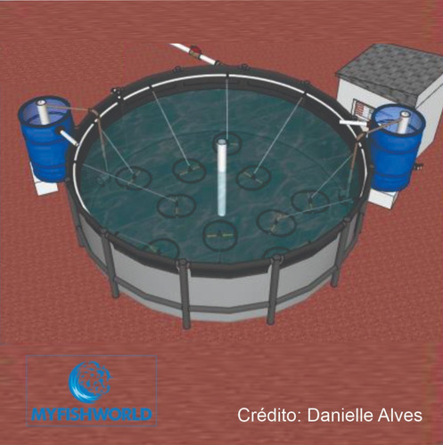 Imagem 3 de 5 de Kit Tanque 15m3 +difusores + Grade + Curso Grátis E Flang