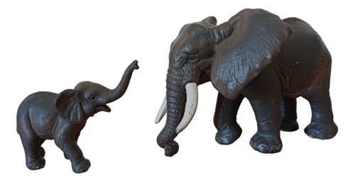 Elefante Africano Y Cria Coleccion Schleich Alemania