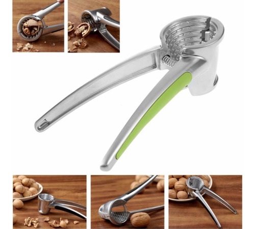 Rompe Nueces Y Almendras Partidor Resorte Acero Metalico