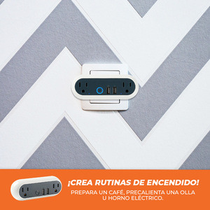Enchufe Inteligente 2 Puertos Usb-a, Multivoltaje Wifi Alexa