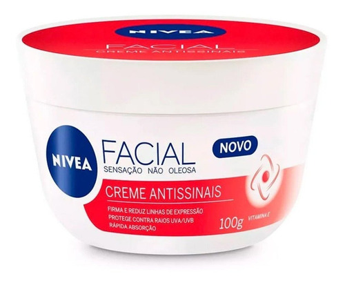 Creme Hidratante Facial Nívea Antissinais Com 100g - Full
