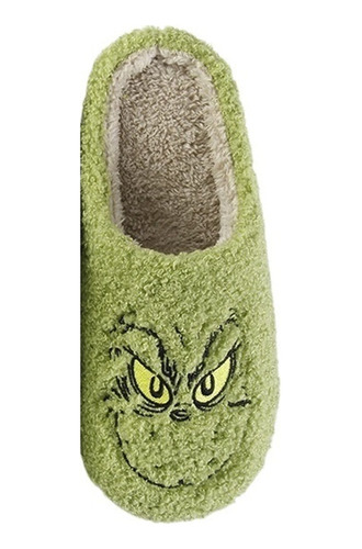 Pantuflas Calentitas, Grinch De Navidad, Antideslizantes [u]