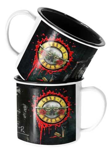 Taza Enlozada Lechera Guns N Roses Gnfnr Cancion