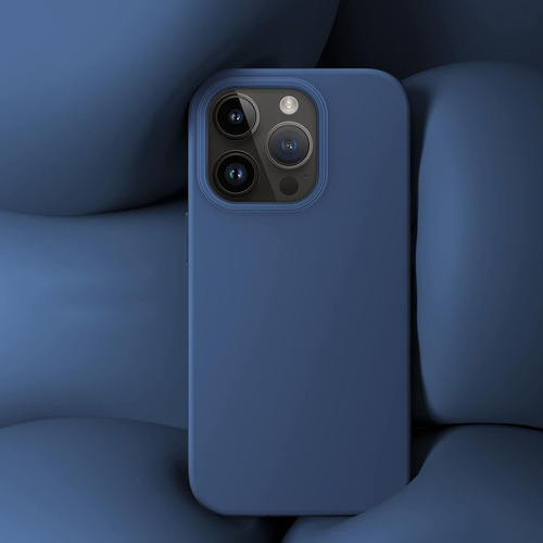 Funda Para iPhone 14 Pro Max Silicon Antigolpes Afelpado