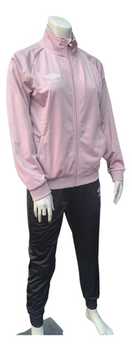 Conjunto Umbro Dama Rosa Negro Mod 624101 Umbro 100% Origina