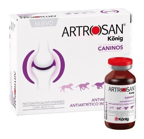 Artrosan Inyectable X 10 Ml Antiartrosico Perros