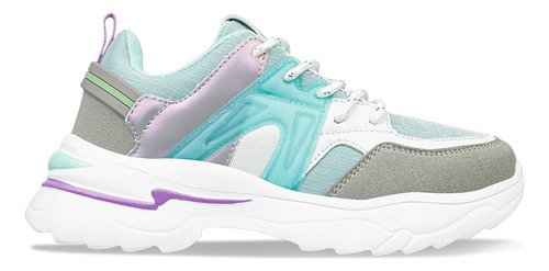 Imagen 2 de 8 de Tenis Emies Azul Para Niña Los Gomosos