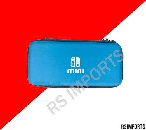 Case Bolsa Bag Estojo Proteção Nintendo Switch Lite Cor Azul