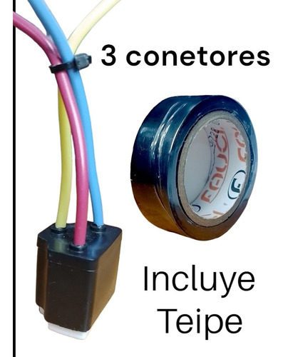 Conector Cerámica De Bombillo H4 P43 3 Patas