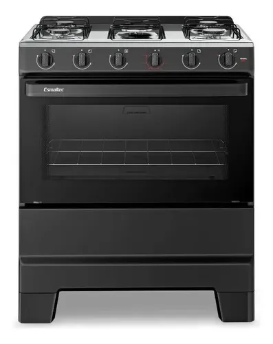 Fogão De Piso 5 Bocas Esmaltec F5isp Ideal Pop | Mesa Em Aço