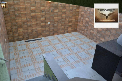 Imagem 12 de 30 de Sobrado Com 03 Dormitórios ( 3 Suites ) 05 Vagas De Garagem Residencial À Venda, Parque Erasmo Assunção, Santo André. - So0036