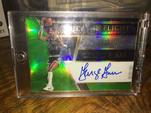 Colección George Gervin Incluye Game Jersey, Autografo Spurs (Usado)