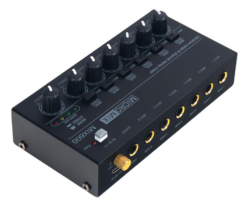 Stereo Line Mixer Consola De Mezcla De Sonido Compacta Para