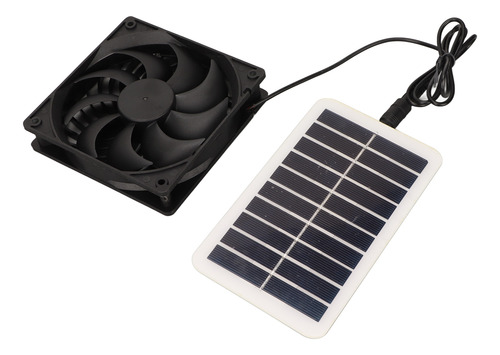 Ventilador De Escape Con Panel De Energía Solar, 15 W, Ahorr