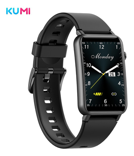 Smartwatch Kumi U3 Ip68 Reloj Inteligente Sport 1.57 Color De La Caja Negro