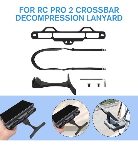 Para Dji Rc Pro2 Abdominal Soporte,barra Aluminio+arnés