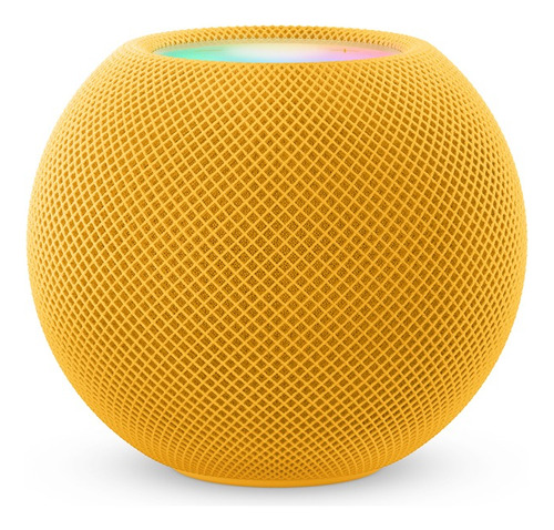 Apple HomePod Mini con asistente virtual Siri amarello