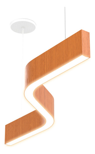 Lustre Madeira Grande Comprido Linear Z Slin 90cm - Snk 03