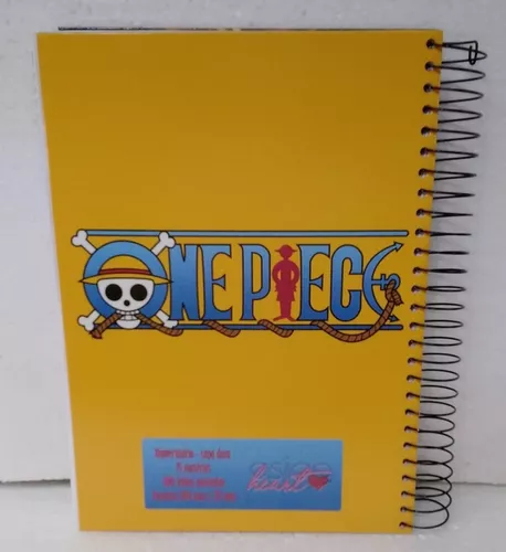 Livro Anime One Piece - Caderno 58 páginas no Shoptime