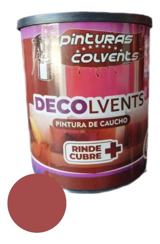 Pintura De Caucho Color Vino Tinto. Colvents