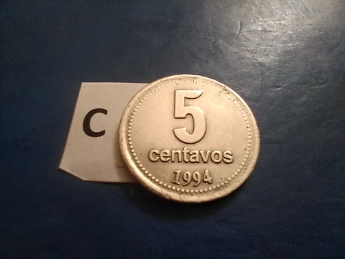 Moneda 5 Centavos De Peso Año 1994 República Argentina