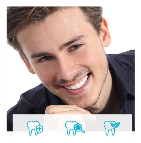Blanqueador Dental Limpieza Dientes Polvo Carbón Coco Menta