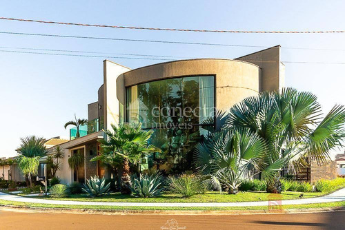 Casa Com 3 Dormitórios À Venda, 341 M² Por R$ 2.500.000,00 - Condomínio Athenas - Paulínia/sp - Ca1095