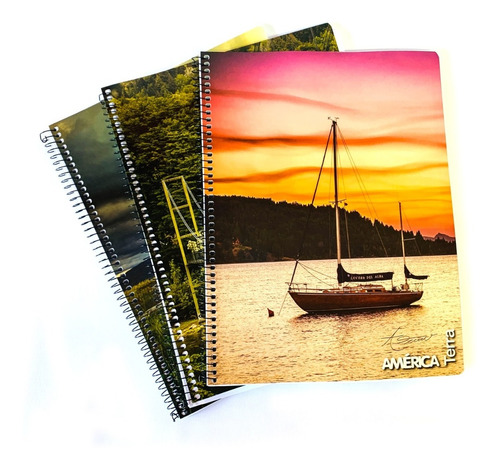 Cuaderno Universitario 80 Hojas A4 América -  Pack X 10 Unid