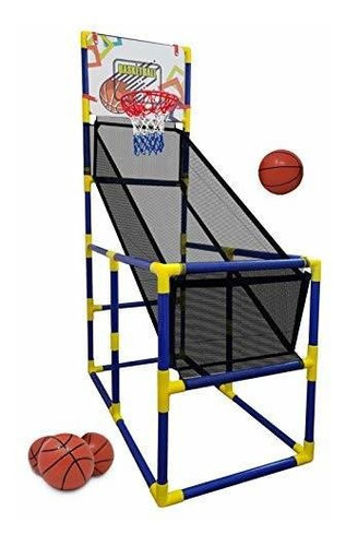 Juego De Arcada De Aro De Baloncesto Para Niños, Con 4 Bola