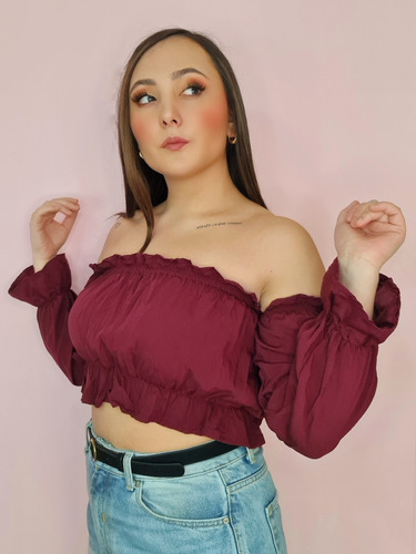 Imagen 2 de 3 de Crop Top Campesino