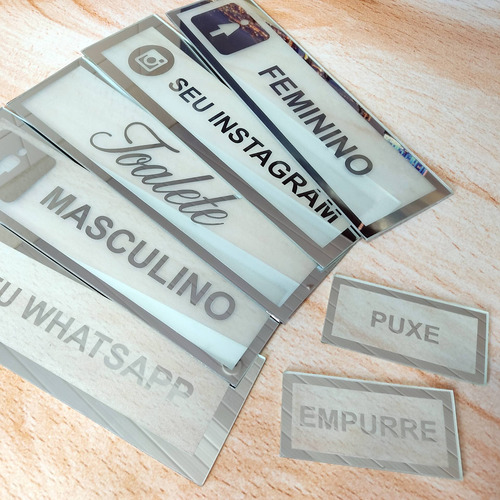 Placa Sinalização Consultoria Em Espelho Modelo Si9ab