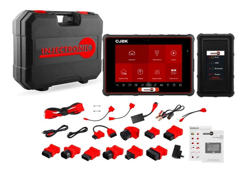 Escaner Automotriz Injectronic Cj8k-so Scanner 3 Años Act