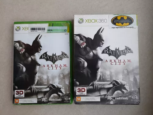 Jogo Batman Arkham City - Xbox 360 Mídia Física Usado