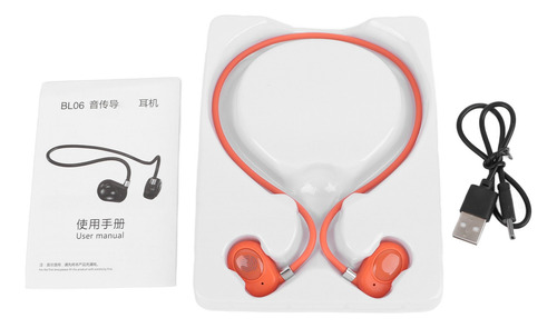 Color Naranja Auriculares Bluetooth Montados En La Oreja