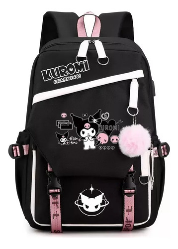 Mochila Escolar De Gran Capacidad Kuromi Melody