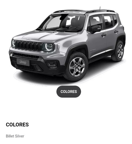 Color De Retoque Jeep Gris Billet Met Renegade Compass 