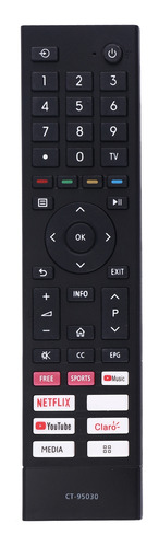 Control Remoto Ct-95030 Para Control Remoto De Tv Toshiba