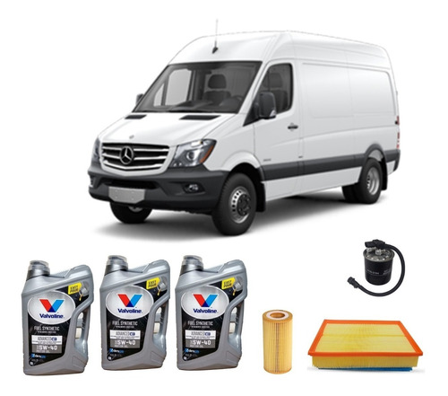 Kit 3 Filtros Mercedes Sprinter 515 415 Y Aceite Sintetico