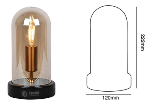 Lampara Steampunk Led